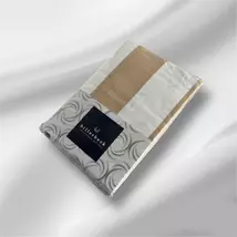 Bianka ágyneműhuzat  barna fehér mintás