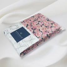 Bianka ágyneműhuzat rózsaszín rózsa mintás