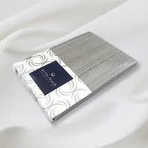 Bianka ágyneműhuzat szürke csíkos mintás