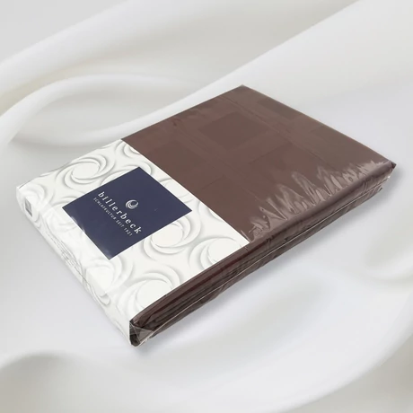 Bianka ágyneműhuzat barna négyzetrácsos 4r