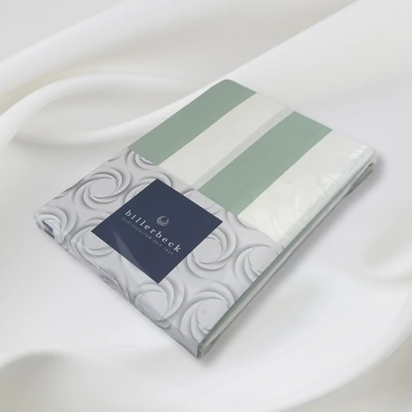 Bianka ágyneműhuzat zöld-fehér csíkos