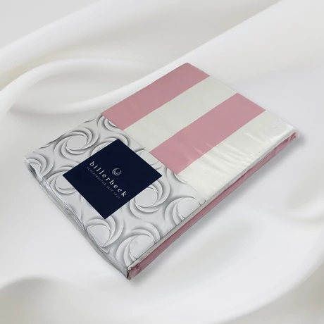 Bianka ágyneműhuzat rózsaszín-fehér csíkos