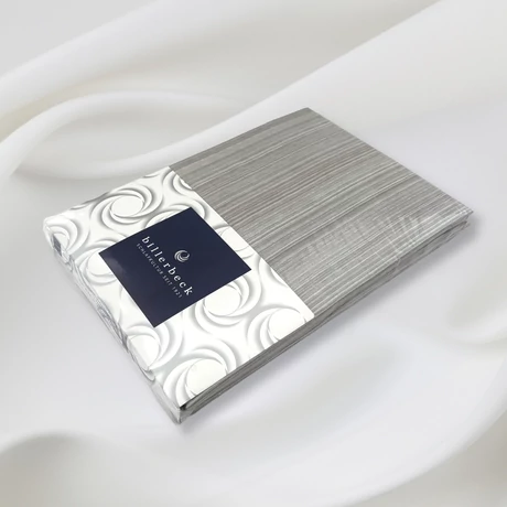 Bianka ágyneműhuzat szürke csíkos mintás