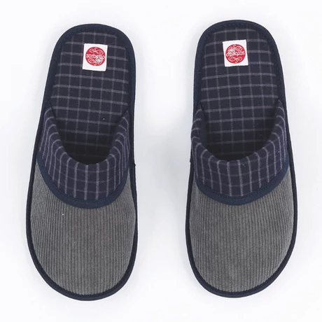 Férfi papucs - kék-szürke